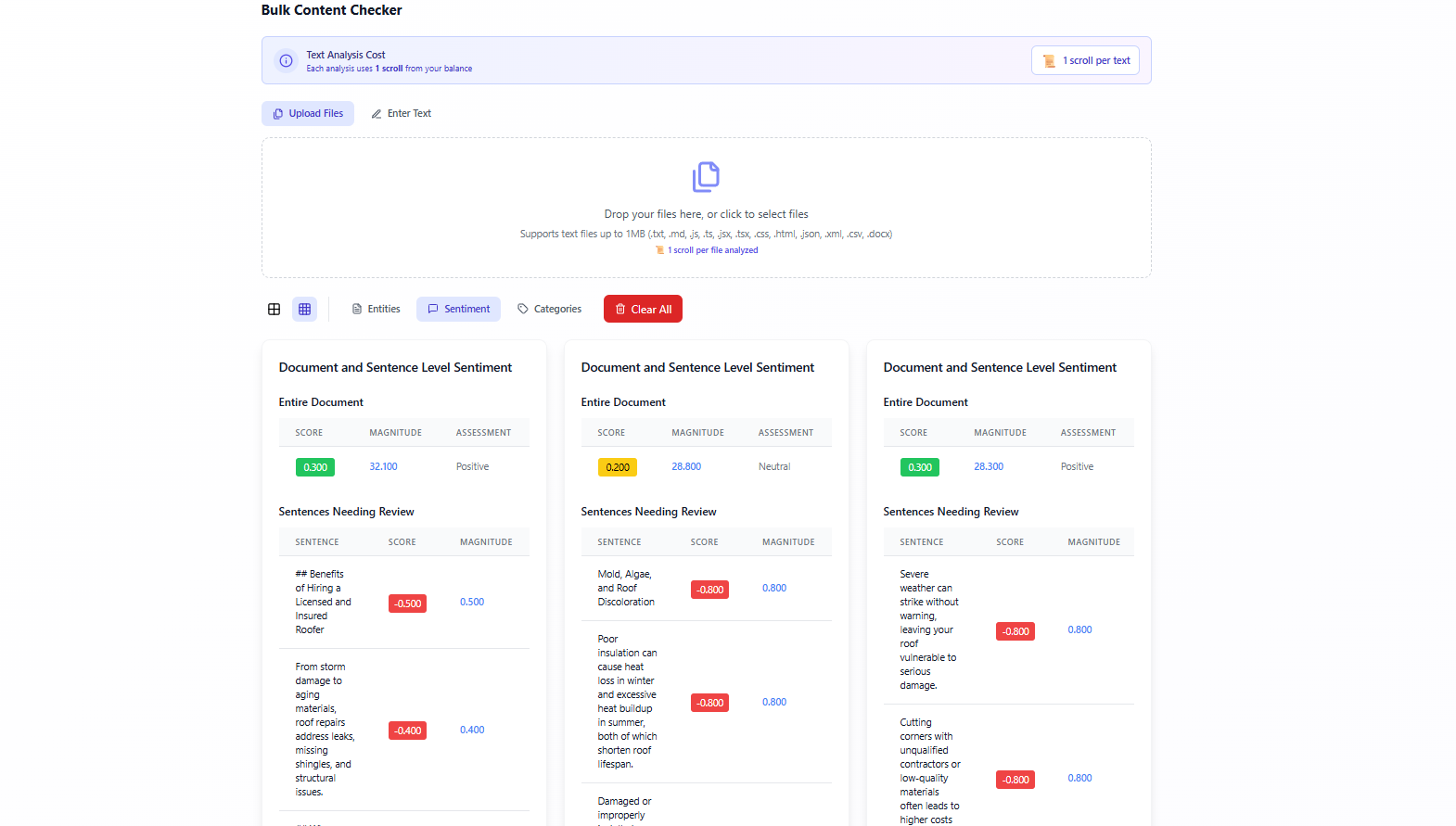Bulk Content Export